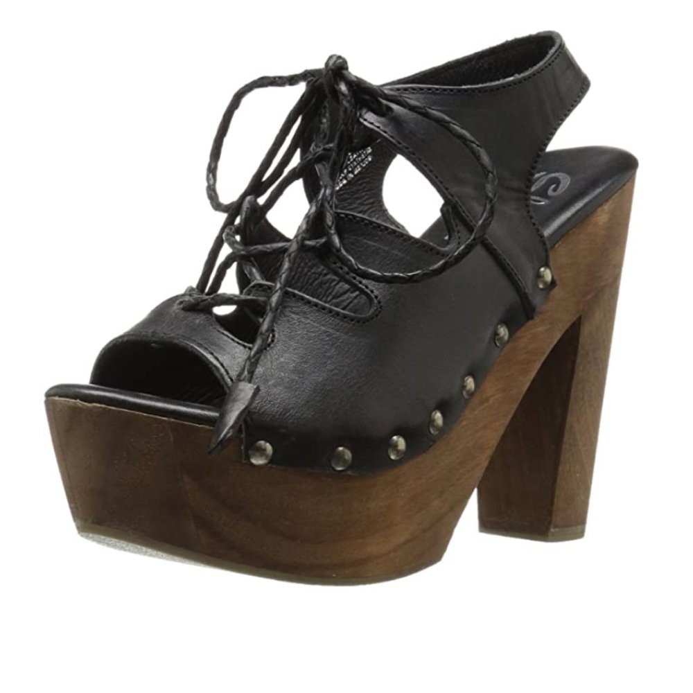 Sbicca Calle Black Sandal, 8, NWT